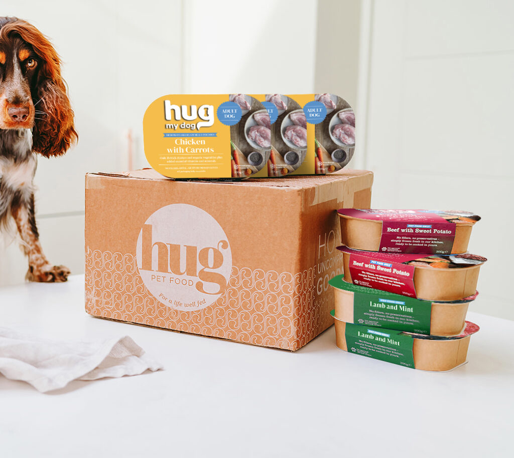 HUG dog New packaging