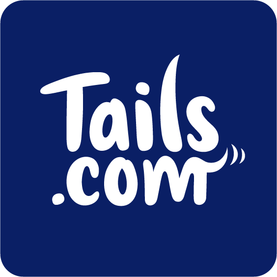 Tails Blue Logo with white writing